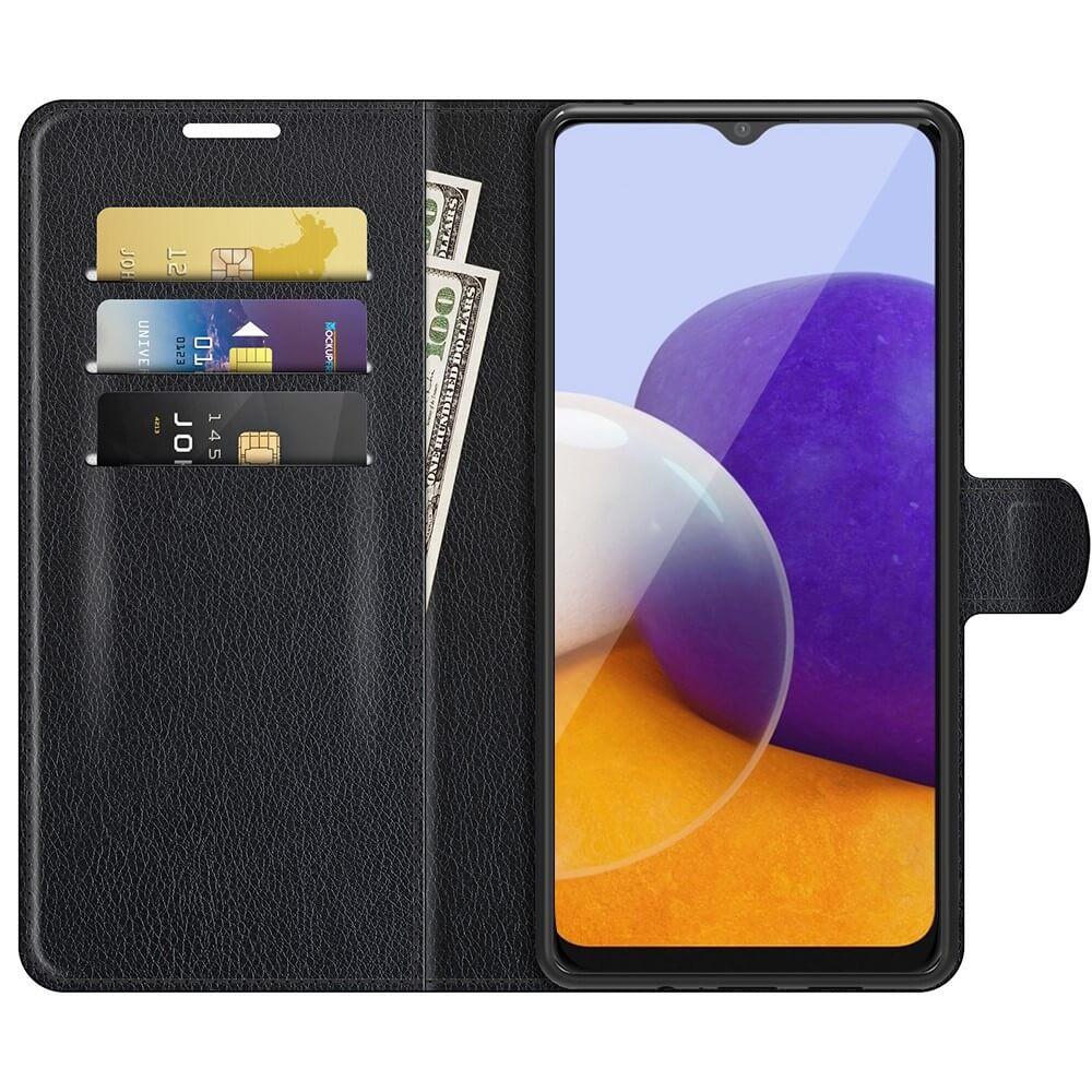 Cover-Discount  Galaxy A22 5G - Leder Etui Hülle 