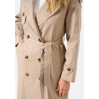 RICANO  Trench-coat da donna Greta, cappotto doppiopetto con cintura 