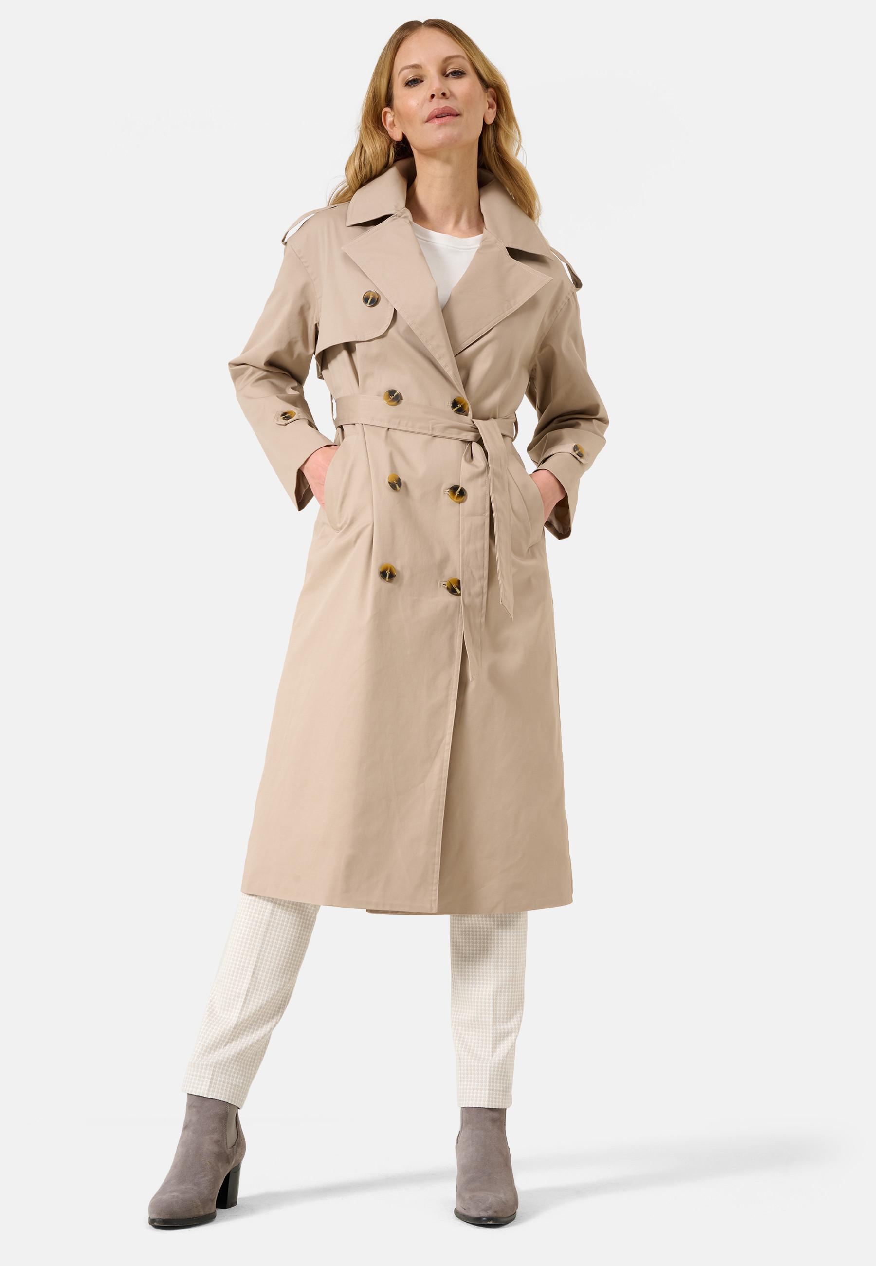 RICANO  Trench-coat s Greta, manteau à double boutonnage avec ceinture 