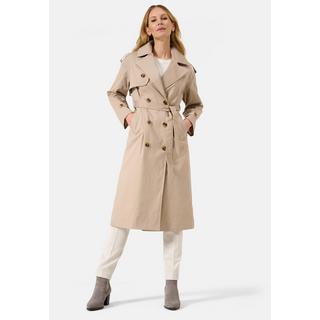 RICANO  Trench-coat da donna Greta, cappotto doppiopetto con cintura 