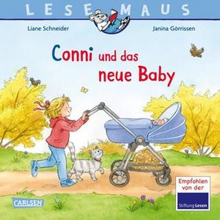 LESEMAUS 118: Conni und das neue Baby Schneider, Liane; Görrissen, Janina (Illustrationen) Copertina rigida 