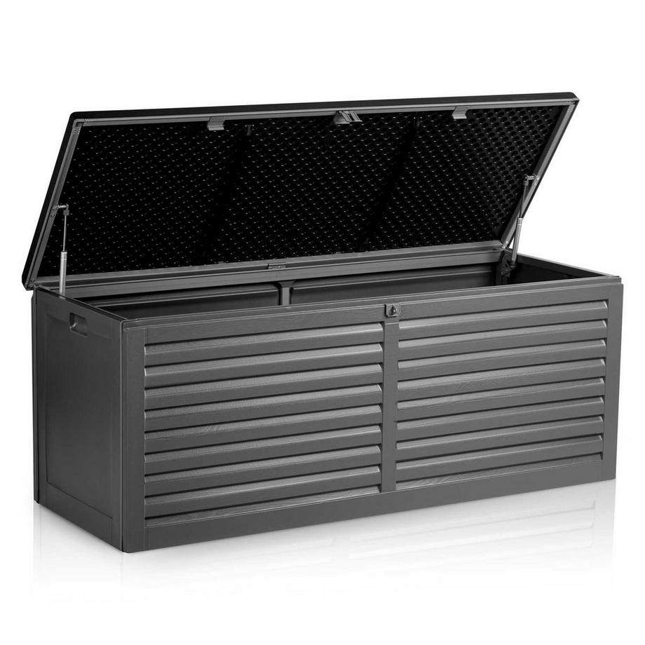 B2X Gartenbox 143 x 57 x 53,5 cm, 390 Liter,grau  