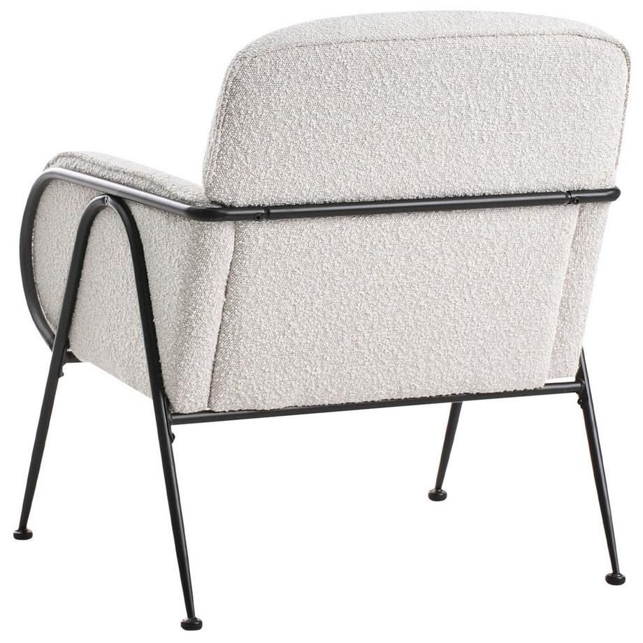 Beliani Fauteuil en Tissu Minimaliste TRYSNES  