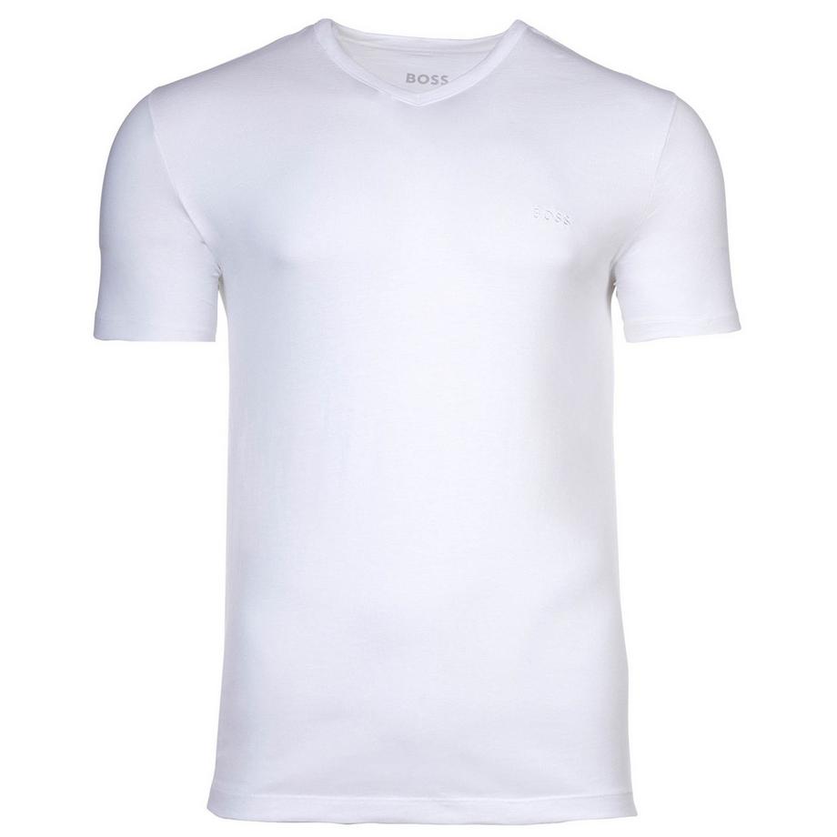 BOSS T-Shirt Scollo a V Maniche Corte  