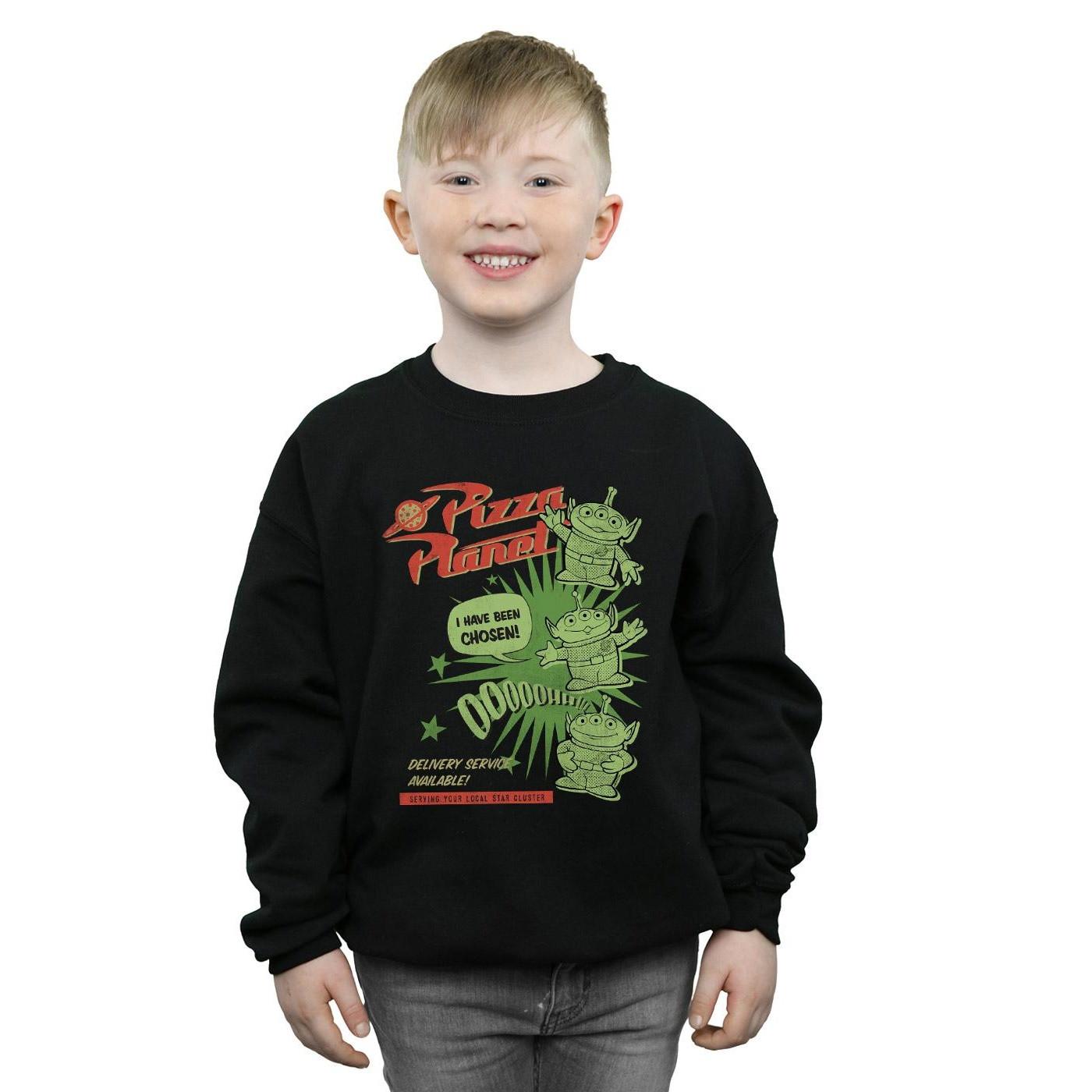 Disney  Toy Story 4 Pizza Planet Little Green Men Sweatshirt 