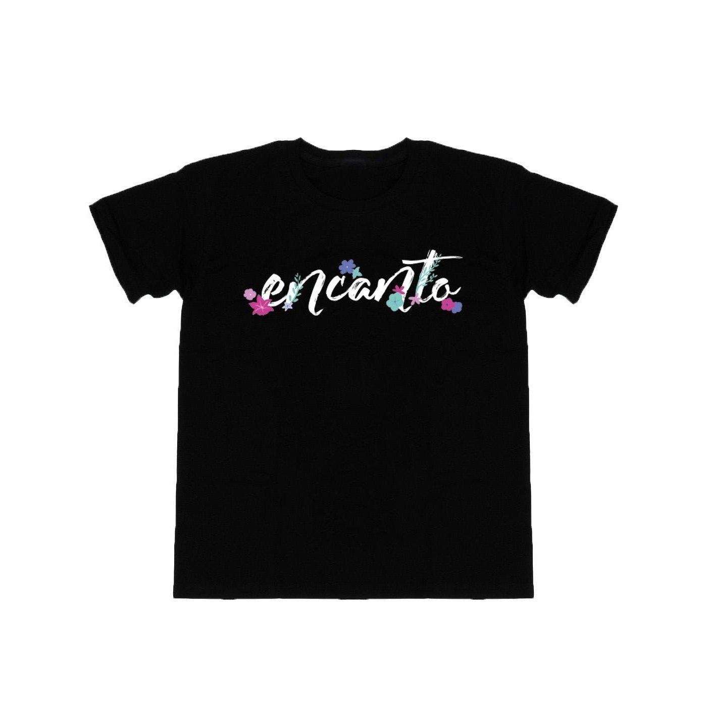 Image of Encanto Logo Tshirt Unisex Schwarz 128