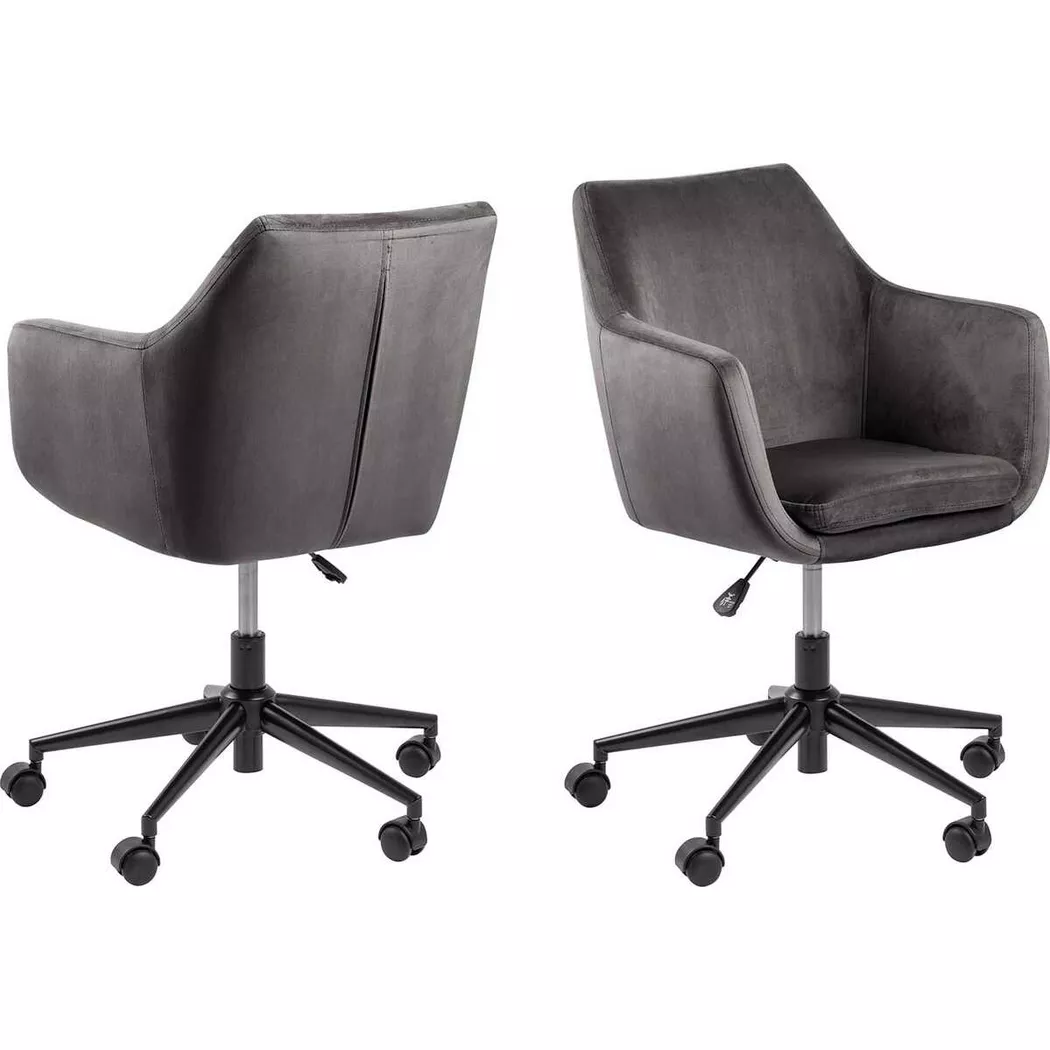 mutoni – Bürostuhl Bahamas Dunkelgrau, One Size, Grau
