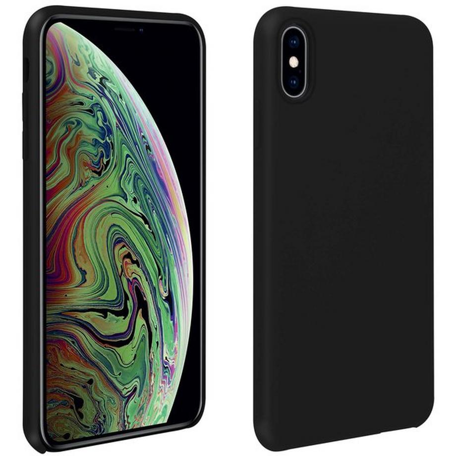 Avizar  Coque Soft Touch iPhone XS Max Noir 