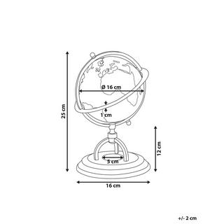 Beliani Globo en Materiale sintetico Retrò PIZARRO  