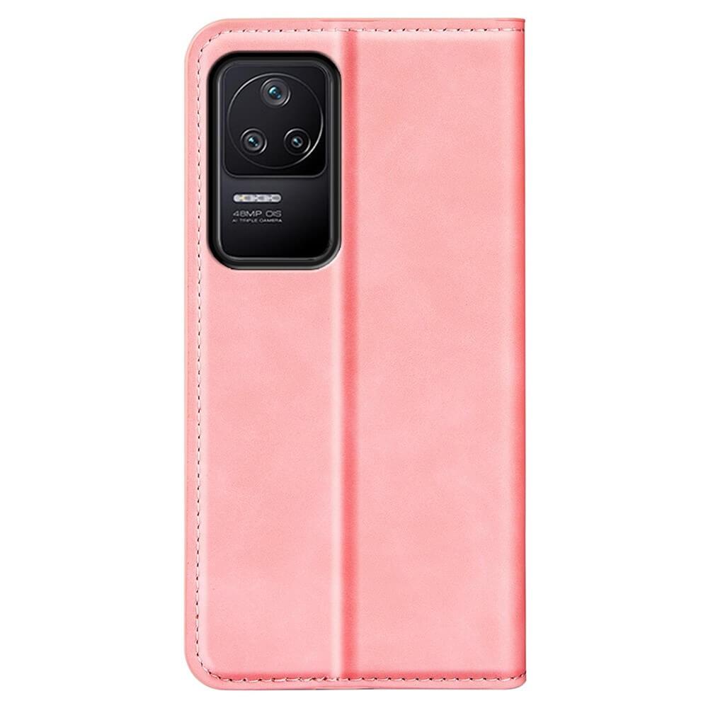 Cover-Discount  Xiaomi Poco F4 - Stand Flip Case Cover rosa 