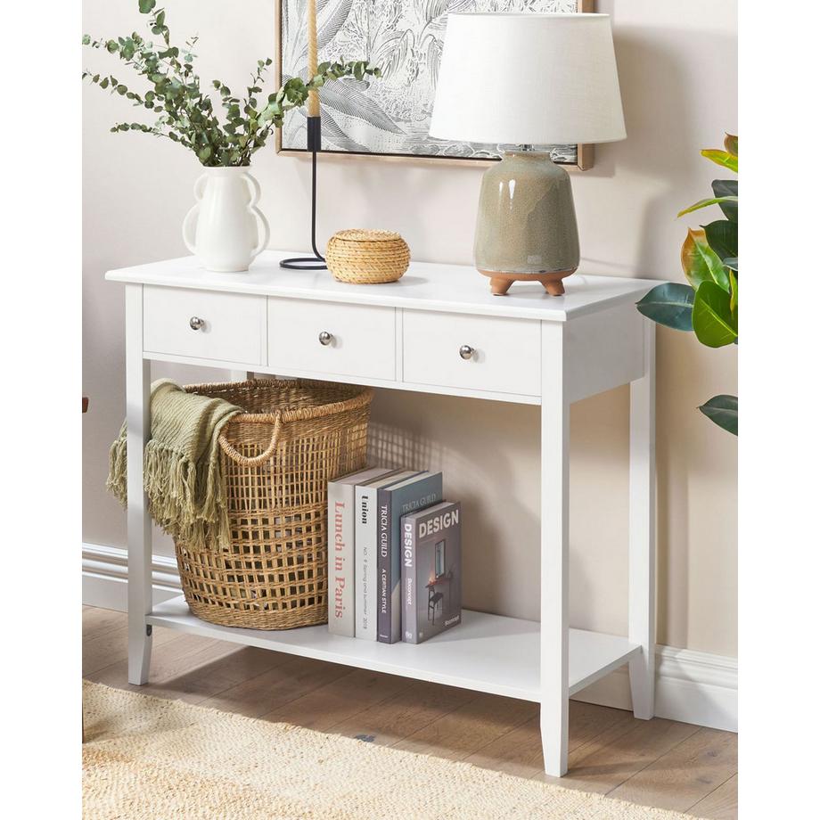 Beliani Konsolentisch aus MDF-Platte Minimalistisch GALVA  