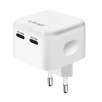 Caricatore parete LinQ 2x USB-C 40W