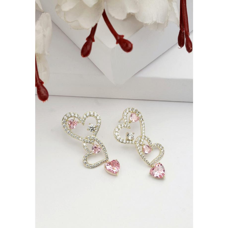 AVANT-GARDE PARIS  Diva Herz-Tropfenohrringe 