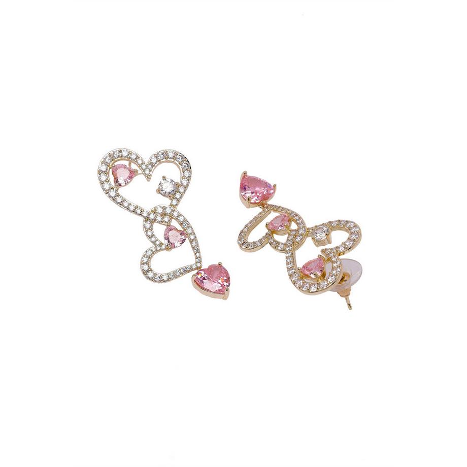 AVANT-GARDE PARIS  Diva Herz-Tropfenohrringe 