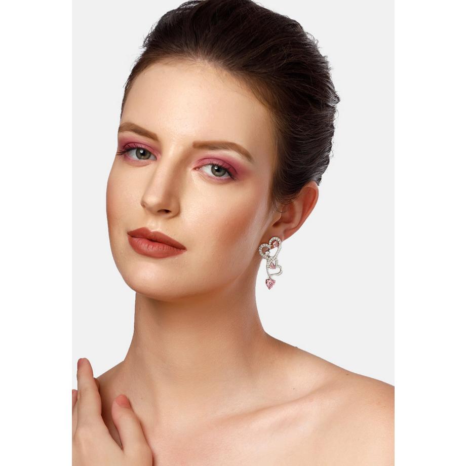 AVANT-GARDE PARIS  Diva Herz-Tropfenohrringe 
