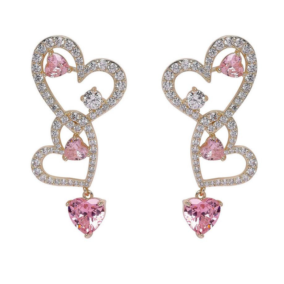 Diva Herz-Tropfenohrringe