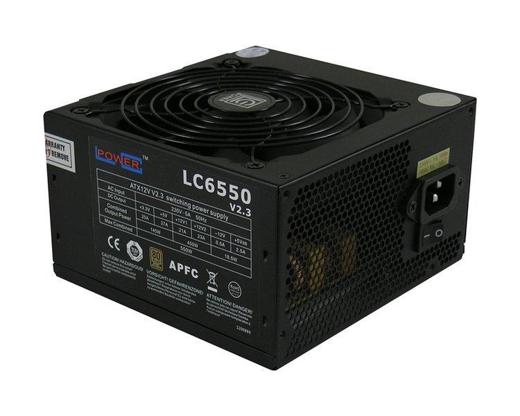 LC-POWER  LC6550 V2.3 Netzteil 550 W 20+4 pin ATX ATX Schwarz 