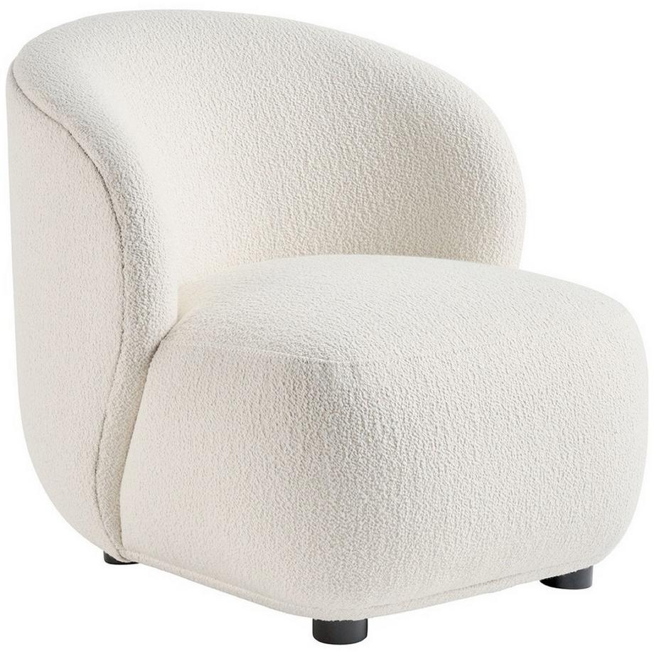 Blanc d'Ivoire Sessel Lisette Bouclé creme  