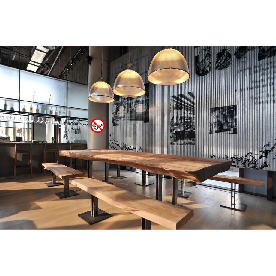 Exacompta Cartello rotondo diametro 20cm VIETATO FUMARE  