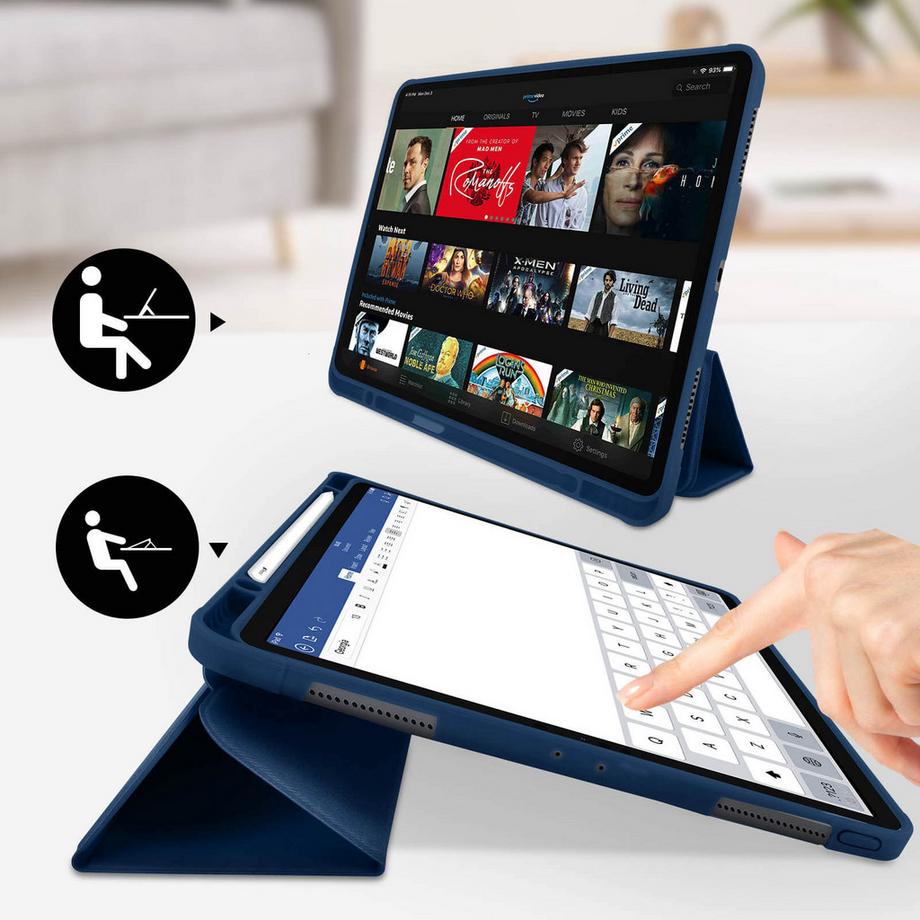 DuxDucis  Housse iPad Pro 11 / Air 2022 Bleu nuit 