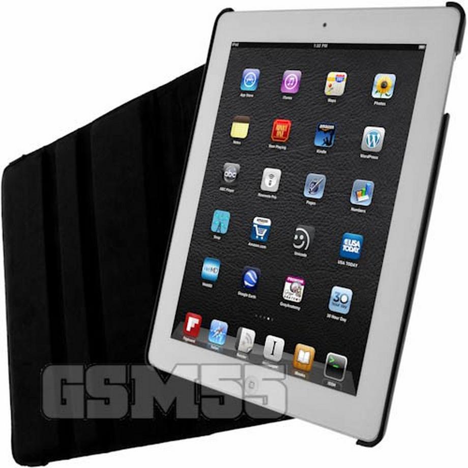 Avizar  Housse Rotatif Noir iPad 1 / 2 / 3 / 4 
