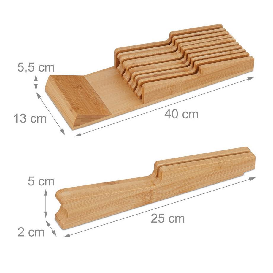 B2X Porte-couteau Le coffret contient 9 couteaux  