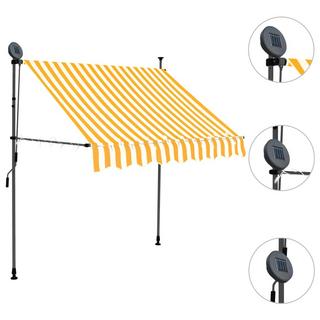 VidaXL Auvent rétractable tissu  