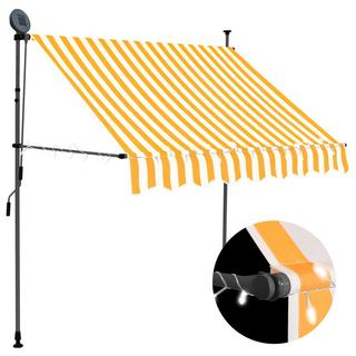 VidaXL Auvent rétractable tissu  