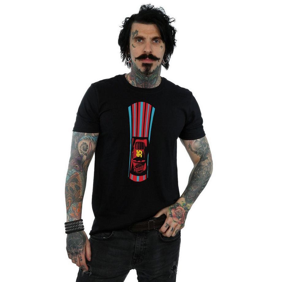 Disney Cars Lightning McQueen T-Shirt Stampata  