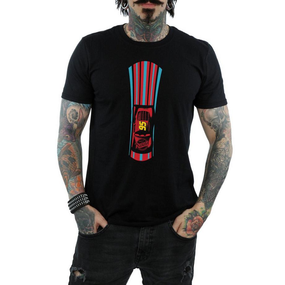 Disney Cars Lightning McQueen T-Shirt Stampata  