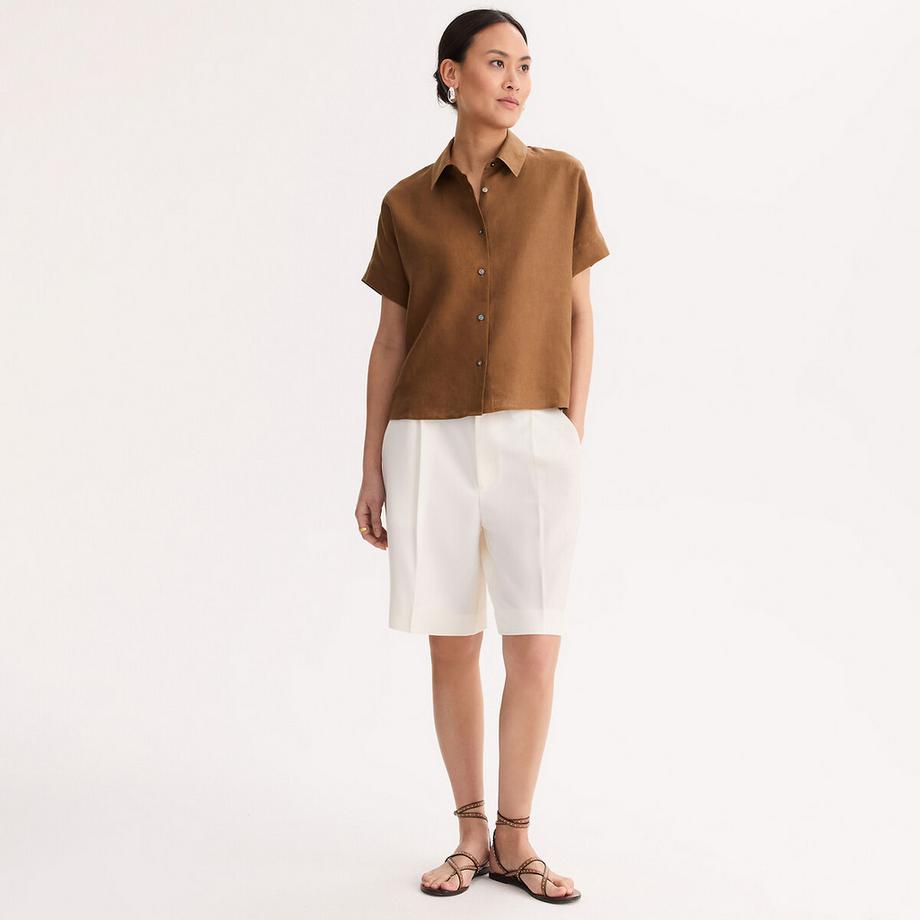 La Redoute Collections Chemise Lin Manches Courtes  