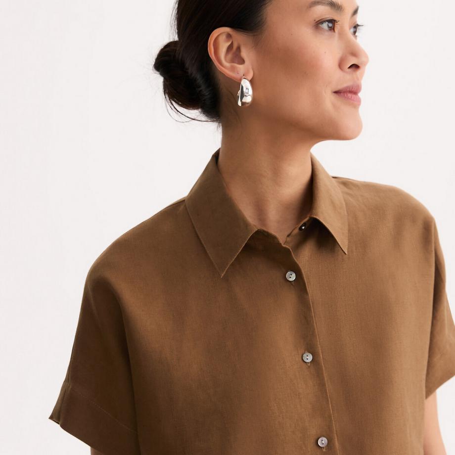 La Redoute Collections Chemise Lin Manches Courtes  