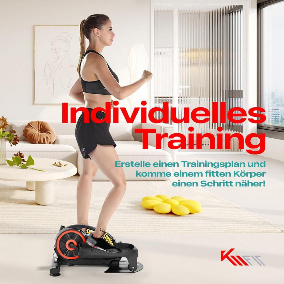 KM-Fit  Leg Trainer Crosstrainer Exercise Bike 2in1 Fitness Sport 