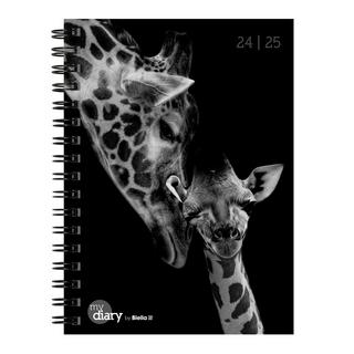 Biella Agenda scolaire mydiary Wire-O 3½ jours par page, Animal - Multicolores  