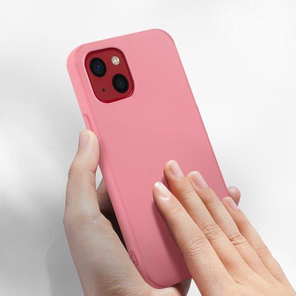 Avizar  Coque iPhone 13 Mini Silicone Rose 