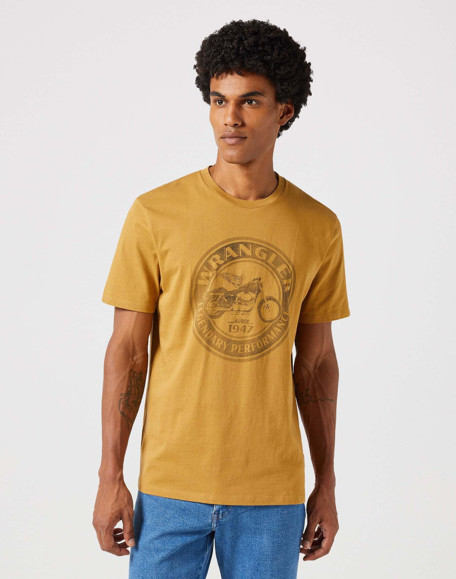 Image of T-shirts Americana Tee Herren Hellblau S