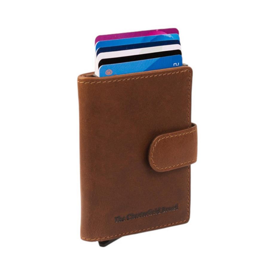 Loughton - Kartenetui Leder Cognac