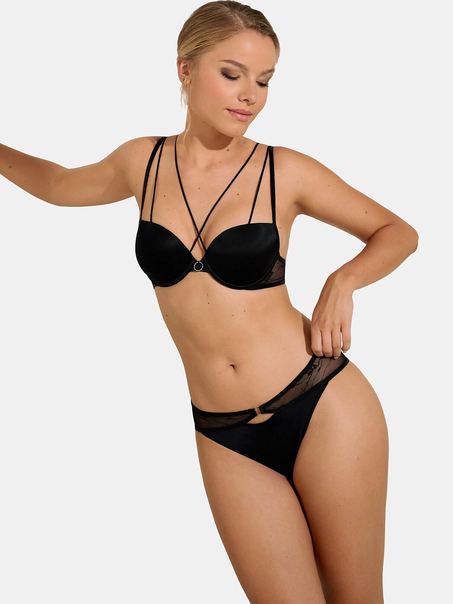 Image of Push-up-bh Nightscape Damen Violett Bedruckt C/85