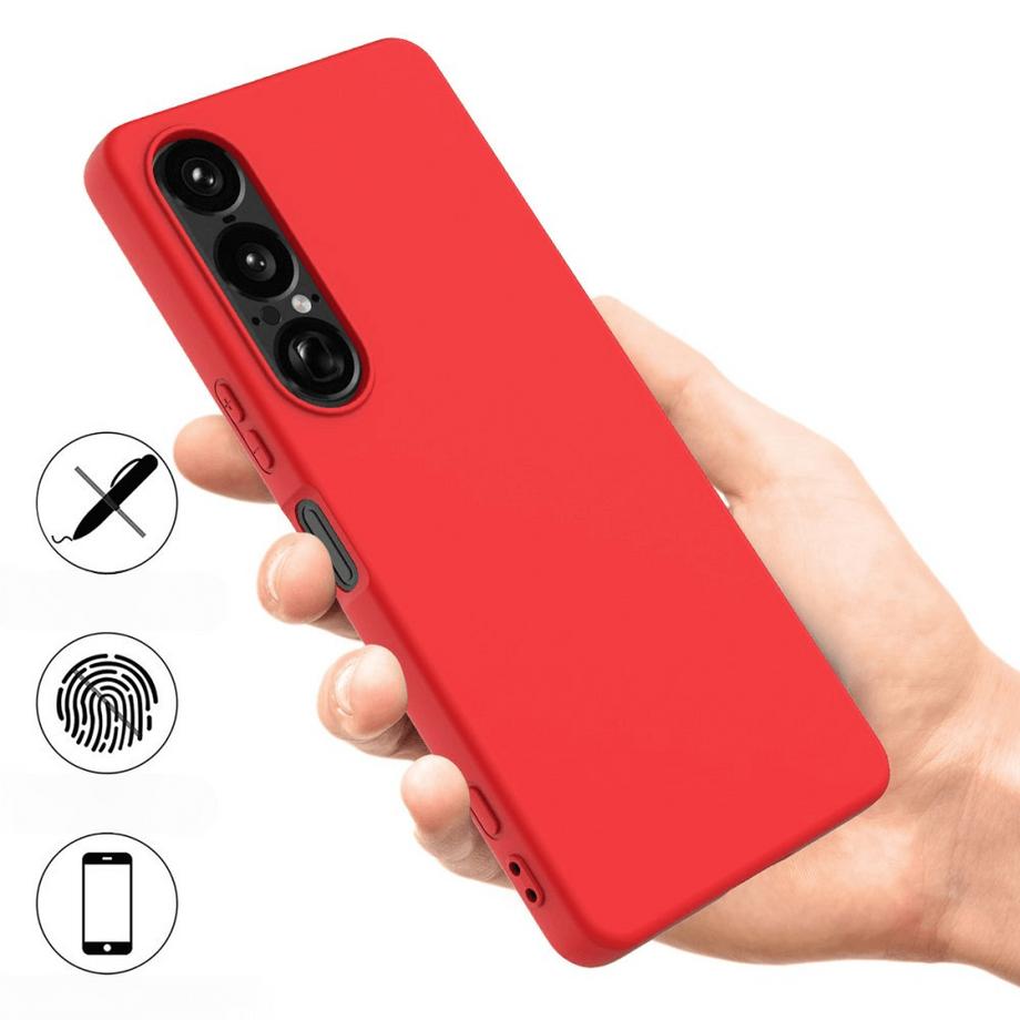Cover-Discount  Sony Xperia 1 VII - Custodia in gomma siliconica 