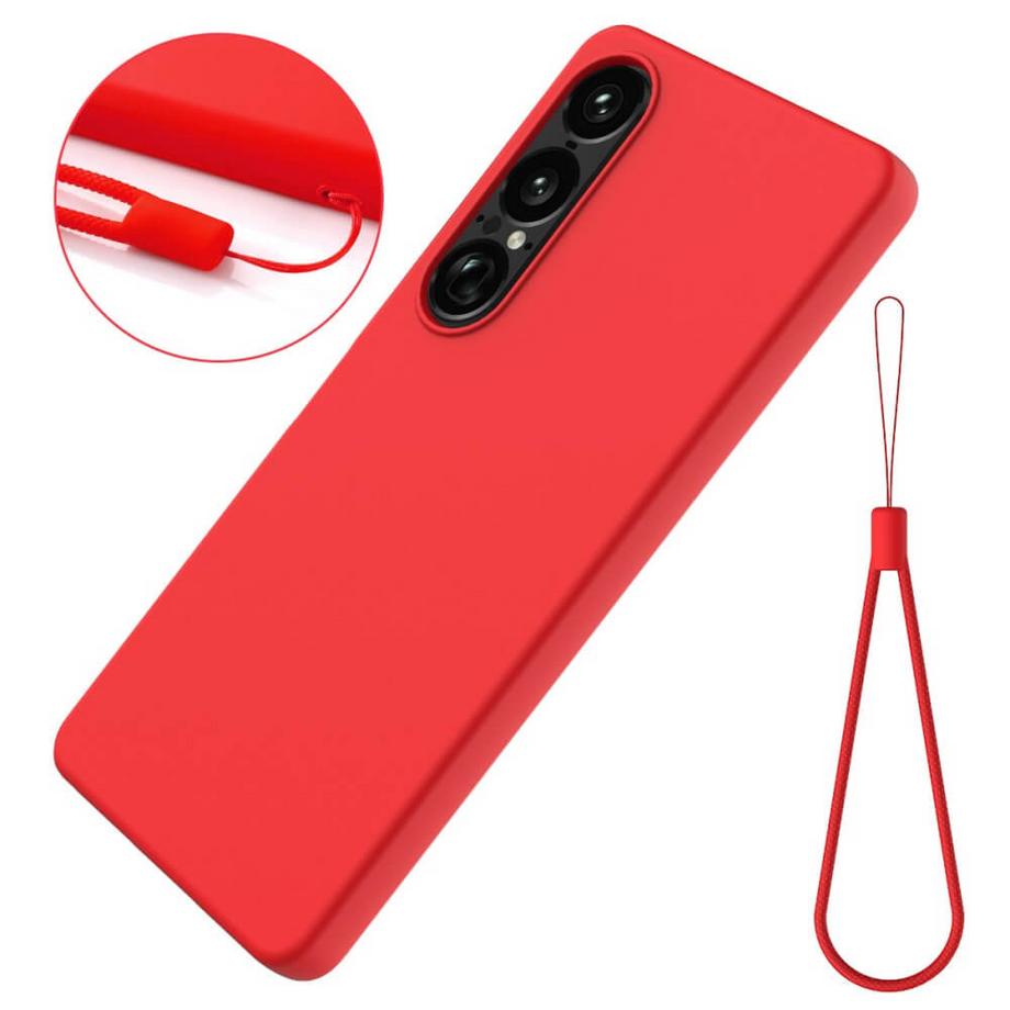 Cover-Discount  Sony Xperia 1 VII - Custodia in gomma siliconica 