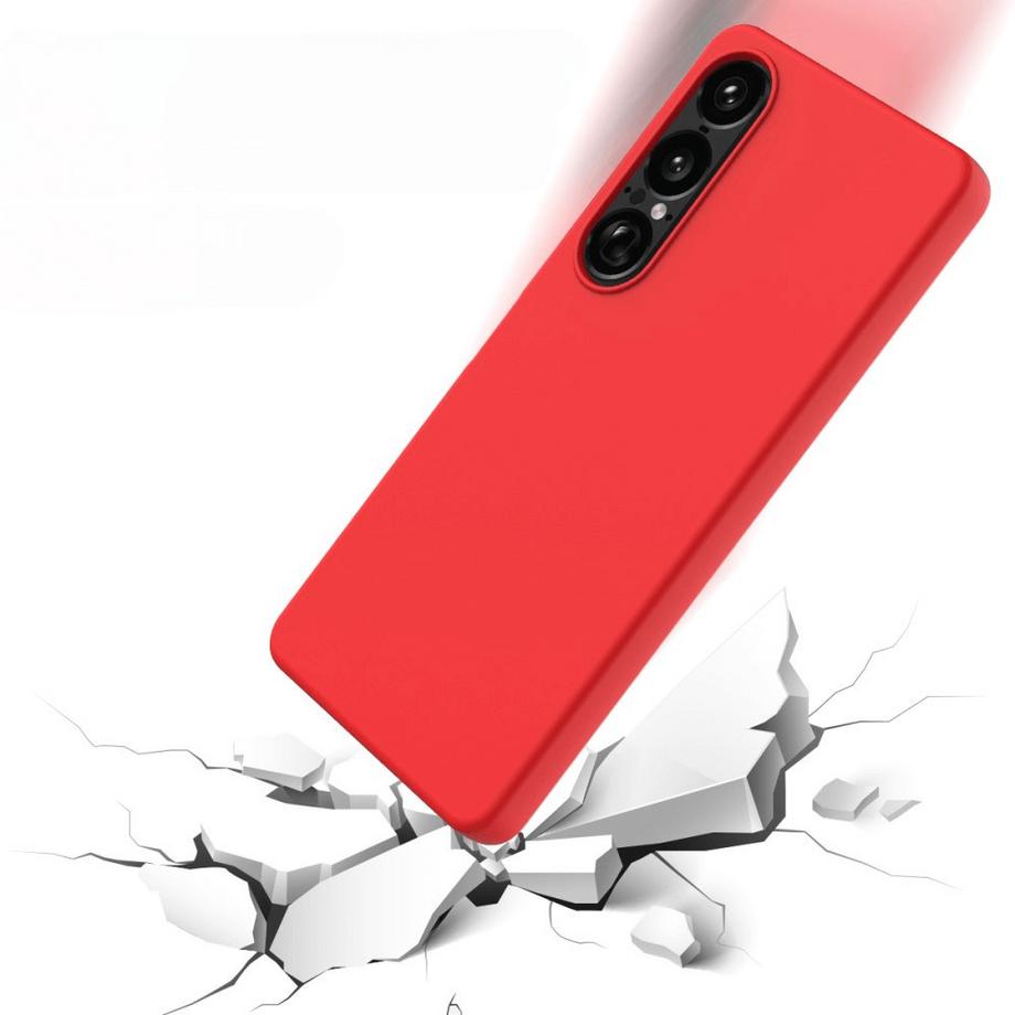 Cover-Discount  Sony Xperia 1 VII - Custodia in gomma siliconica 