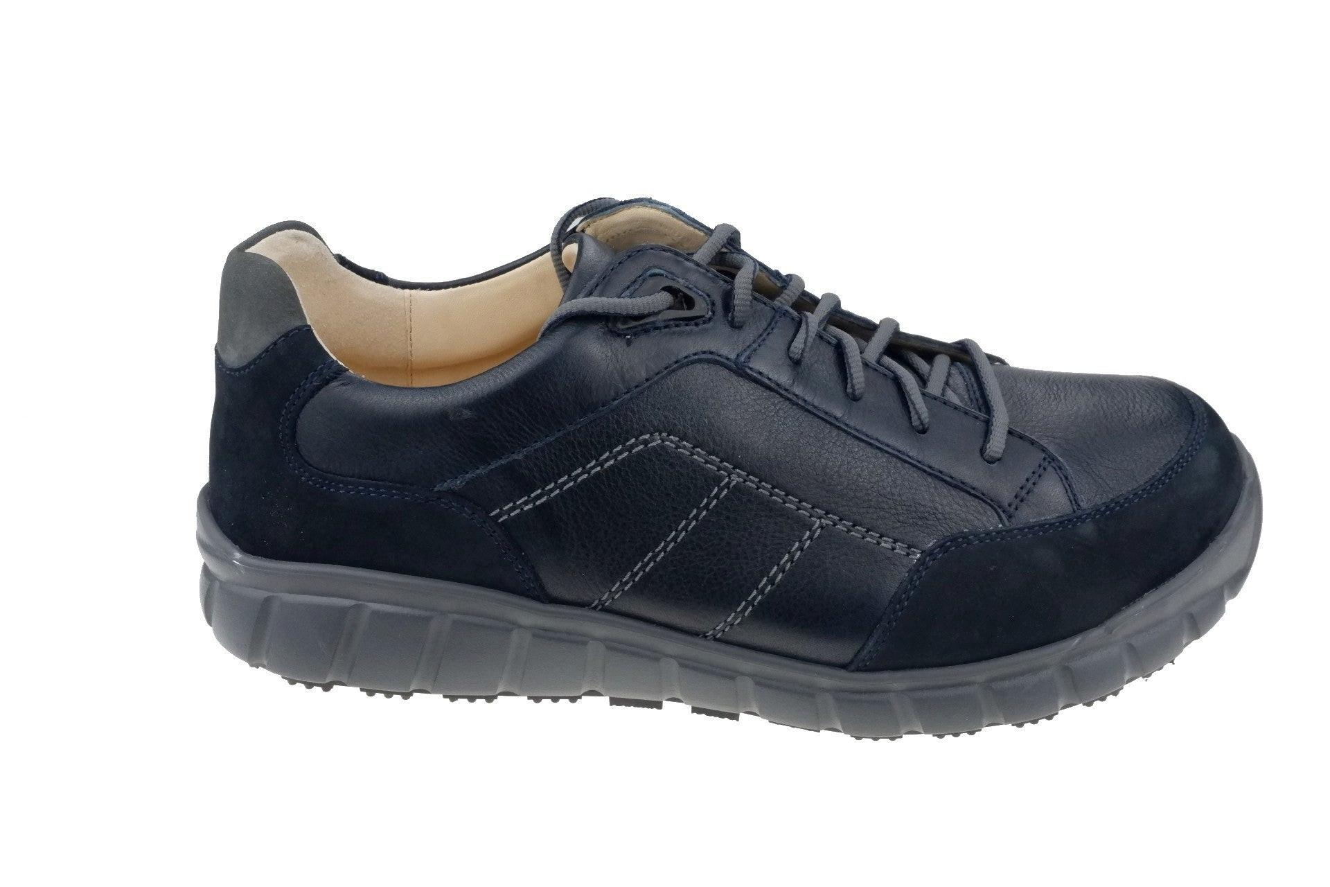 Image of Evo - Leder Sneaker Herren Blau 45