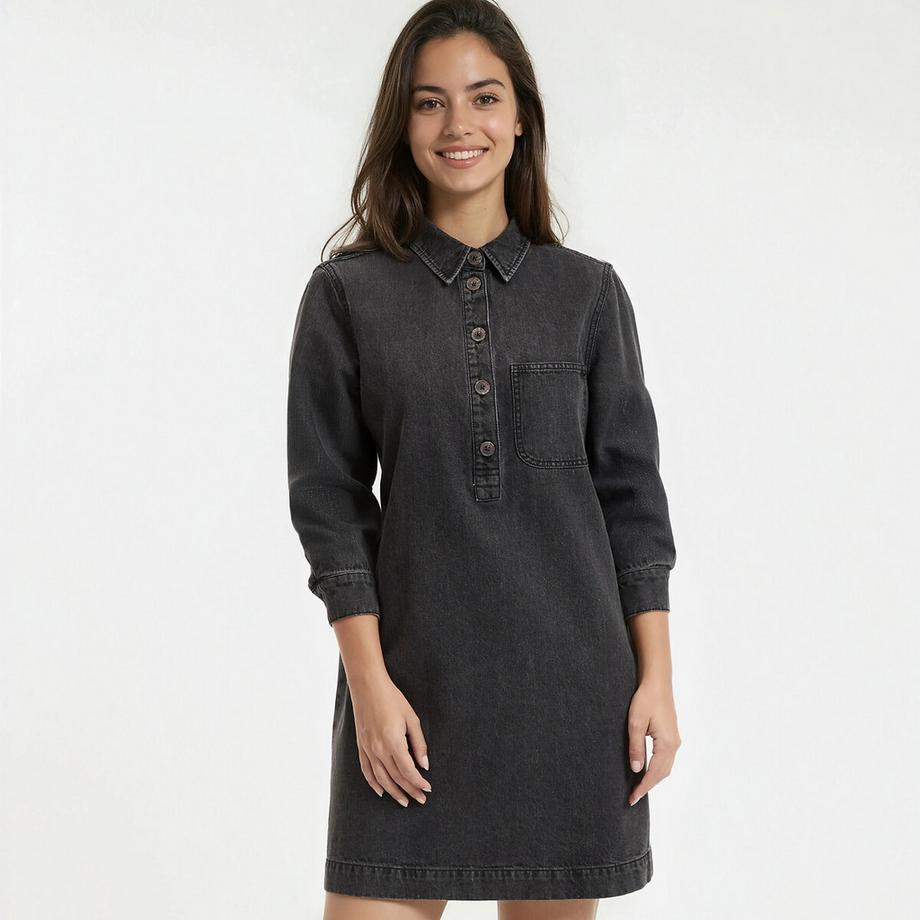 La Redoute Collections Signature Albane Abito Corto in Denim  