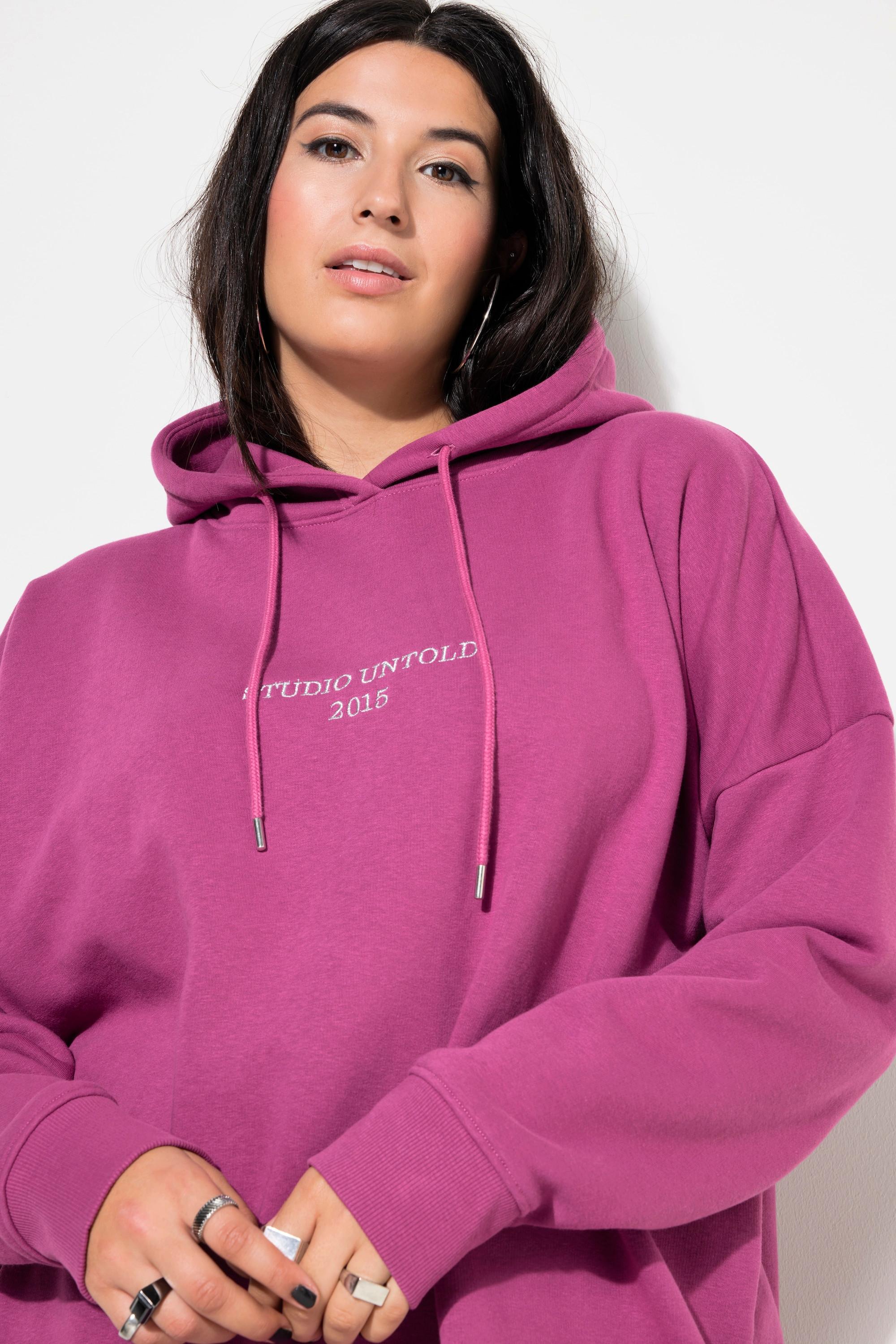 Studio Untold  Hoodie, oversized, Stick-Statement, Kapuze, Langarm 