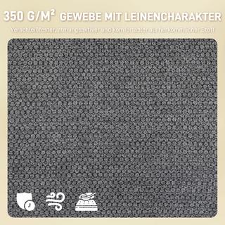 HOMCOM chaise de salle à manger  