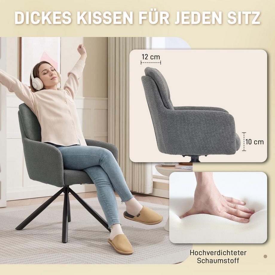 HOMCOM Esszimmerstuhl  