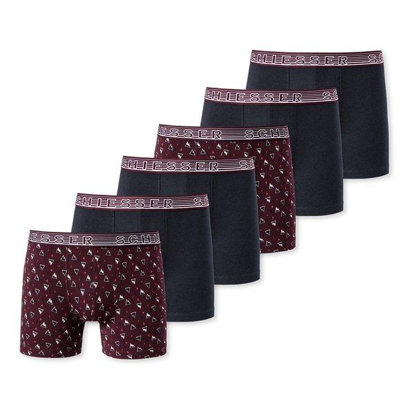 Image of 6er Pack 955 Organic Cotton - Retro-short Pant Jungen Rot 140
