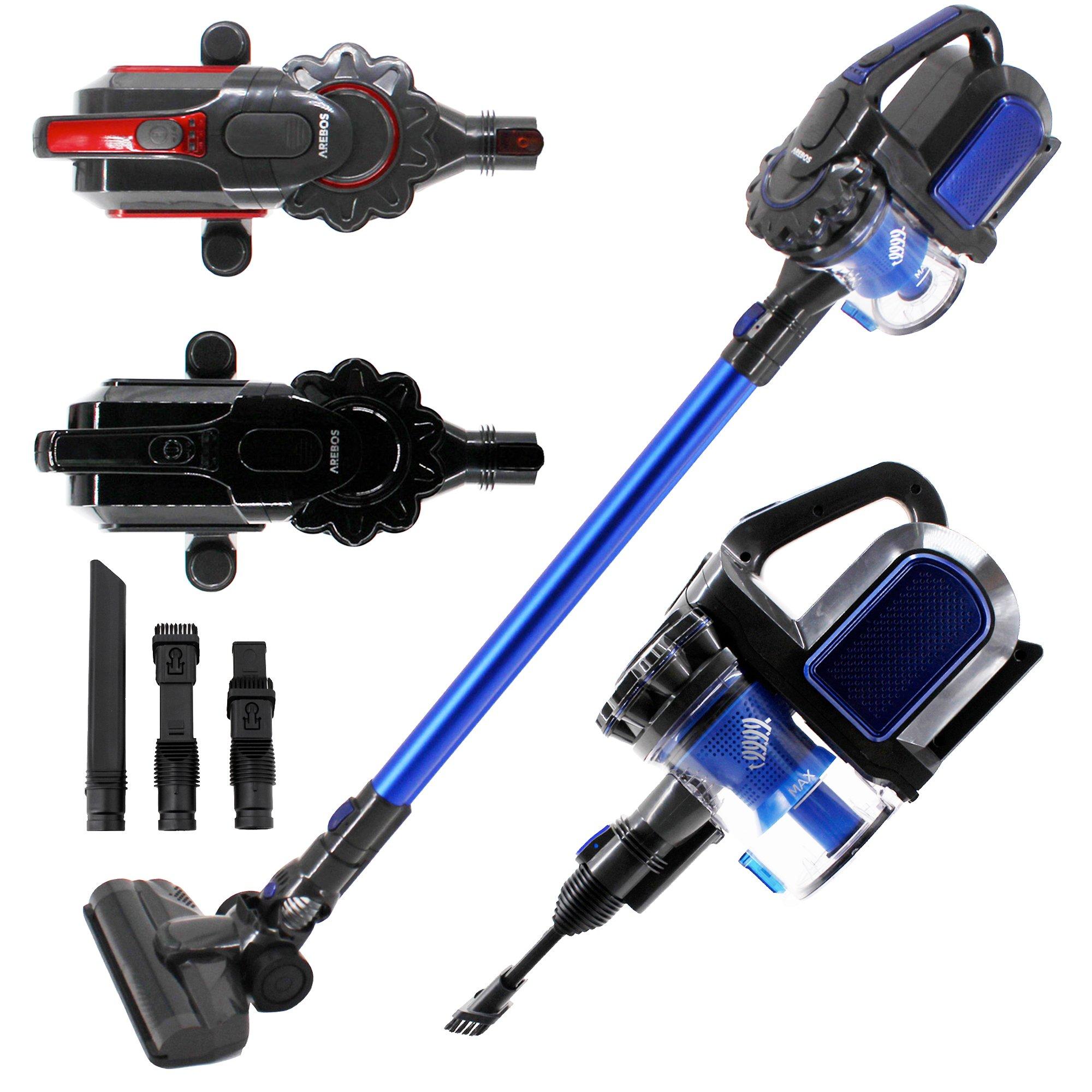 Image of Akku Handstaubsauger 2in1 Staubsauger Beutellos Kabellos Wandladestation Akku Handstaubsauger 2in1 Staubsauger Beutellos Kabellos Wandladestation