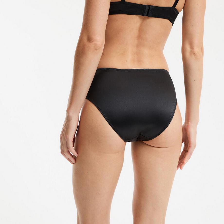 La Redoute Collections Floria Slip Vita Alta Pizzo Raso Stretch  