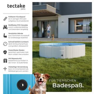Tectake  Piscine pliable pour chien NELE 